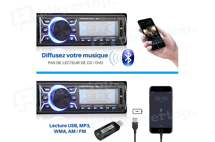 Poste autoradio USB